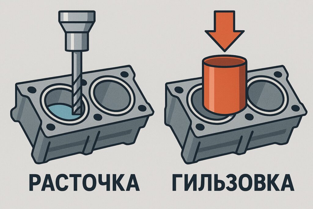 расточка или гильзовка