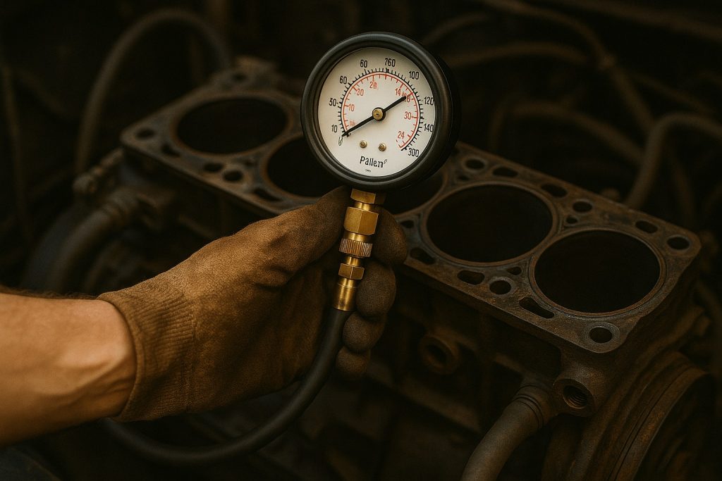 Проверка компрессии двигателя