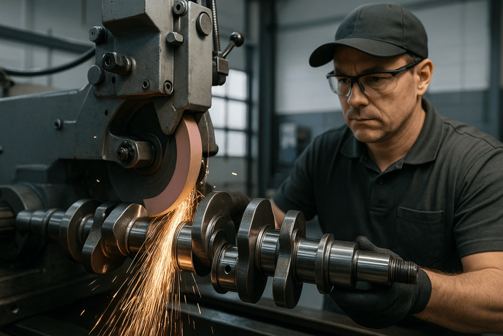 Шлифовка коленчатого вала: стандарты допусков и влияние на долговечность