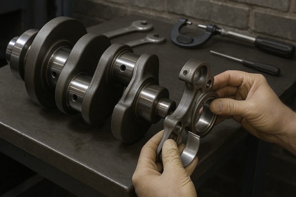 Замена и ремонт вкладышей шатунов: диагностика и критерии выбора