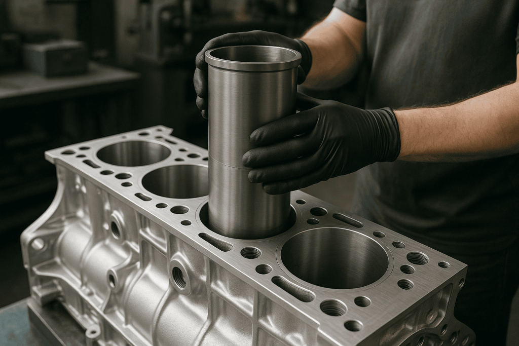 Гильзовка цилиндров для дизельных двигателей: подбор чугунных гильз под высокие нагрузки