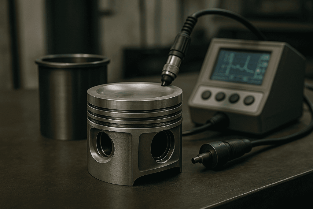 Дефектовка поршневой группы: ультразвуковой контроль износа поршней