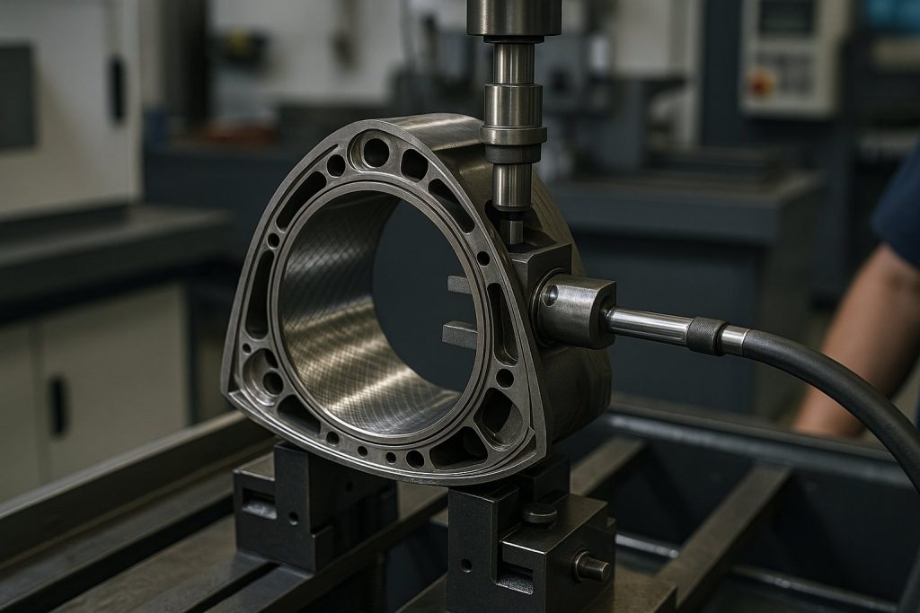 Дефектовка и хонингование ротора подготовка для роторных двигателей