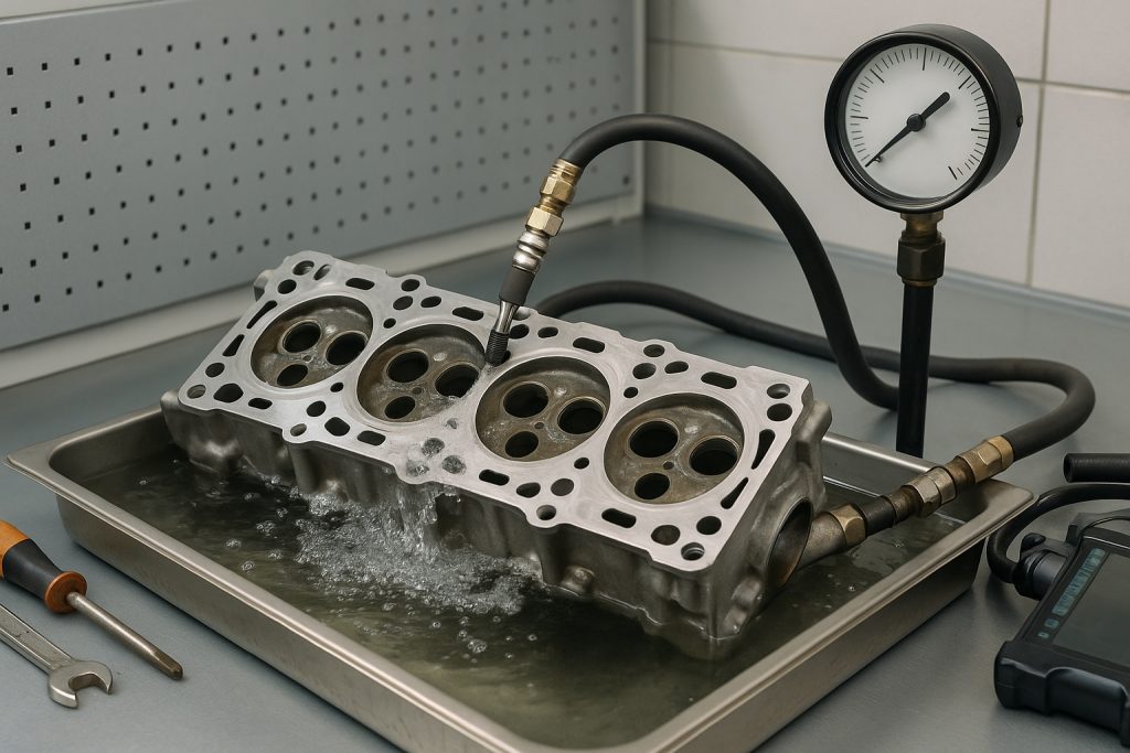 Опрессовка ГБЦ после сварки проверка на герметичность водяных каналов