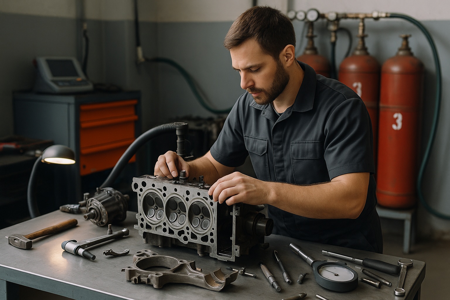 Ремонт двигателя с ГБО адаптация блока под пропан-бутан
