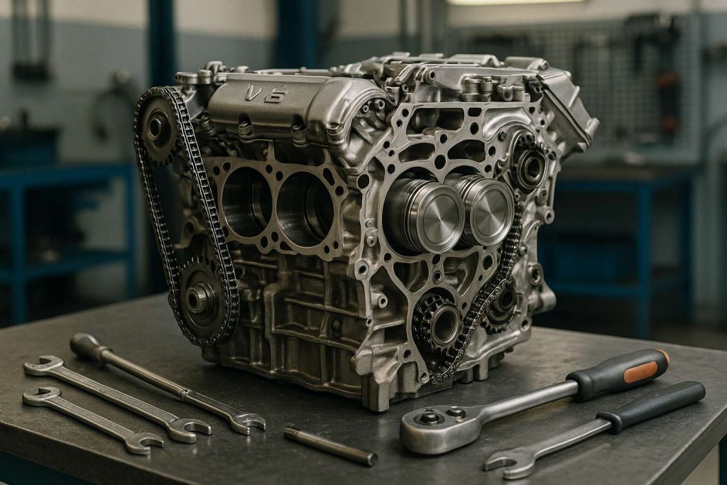 Ремонт двигателя V6 — особенности, типичные повреждения и комплексный подход