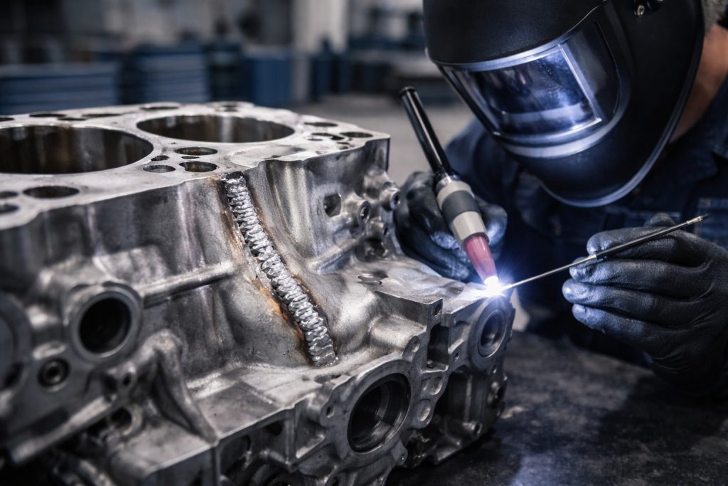 Ремонт треснувшего блока цилиндров аргонной сваркой — когда это реально работает, а когда нет