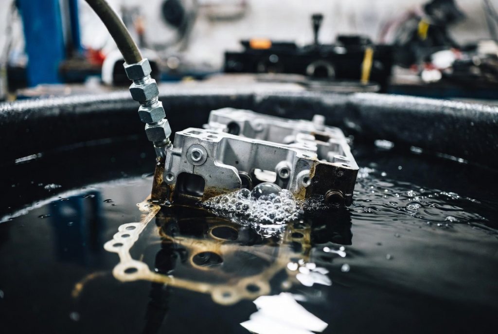 Опрессовка ГБЦ: как найти микротрещину, которую не видно глазом