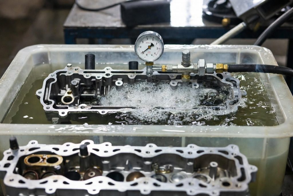 Опрессовка ГБЦ: Как найти микротрещины, которые не видит глаз, и спасти мотор от перегрева
